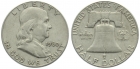 USA 1/2 Dollar 1960 o. Mzz. - Franklin